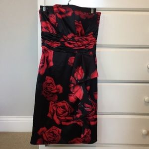 Strapless White House black market dress